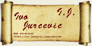 Ivo Jurčević vizit kartica